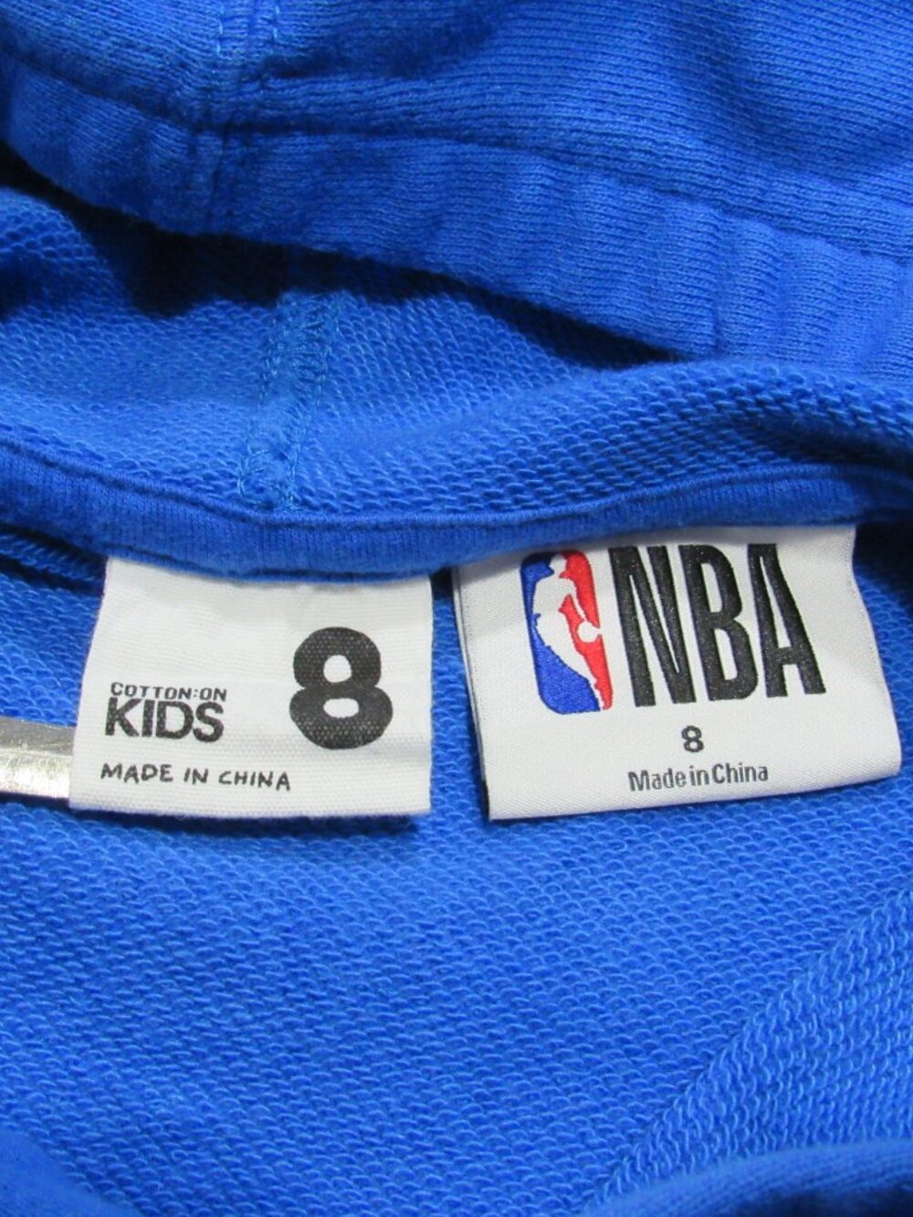 NBA-branded New York Knicks Cotton-On Kid Size 8 Sleeveless Hoodie Pullover Vest - Picture 16 of 16